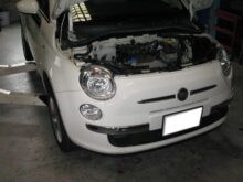 【故障修理】フィアット500|水漏れ クーラント漏れ