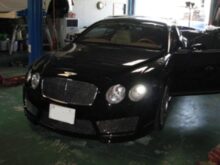 【故障修理】2005y ベントレー コンチネンタルGT|エアサスチェックランプ点灯