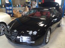 【整備】アルファロメオ GTV｜3200cc V6 32V タイミングベルト廻り一式交換