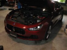 【整備】マセラティ ギブリ｜ダウンサス取り付け