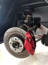 【整備】エリーゼS | 納車前整備・ブレーキキャリパー塗装