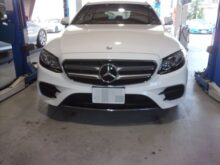 【整備】メルセデスベンツE220d アバンギャルド ドライブレコーダー取り付け