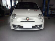 【整備】アバルト595｜エンジンオイル交換 エアコンリフレッシュ作業