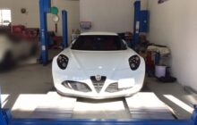 【故障修理】アルファロメオ4C｜マフラー破損