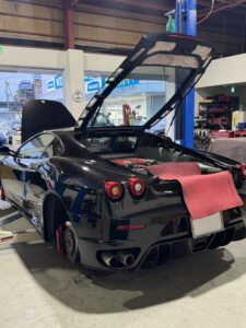 フェラーリF430車検整備でご入庫