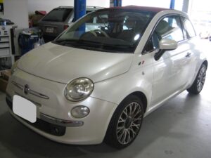 フィアット500c 左パワーウィンドウ修理