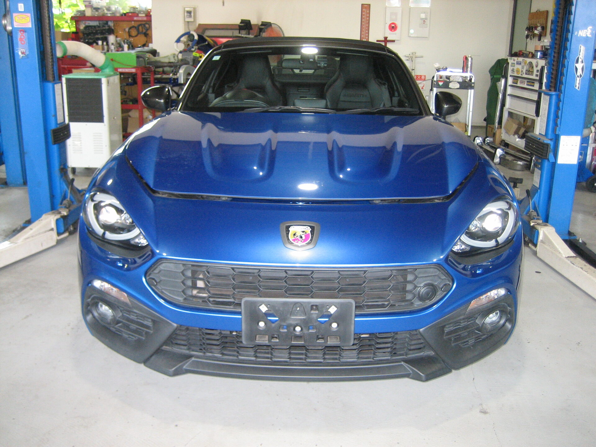 アバルト124スパイダー　納車整備　12ヶ月点検