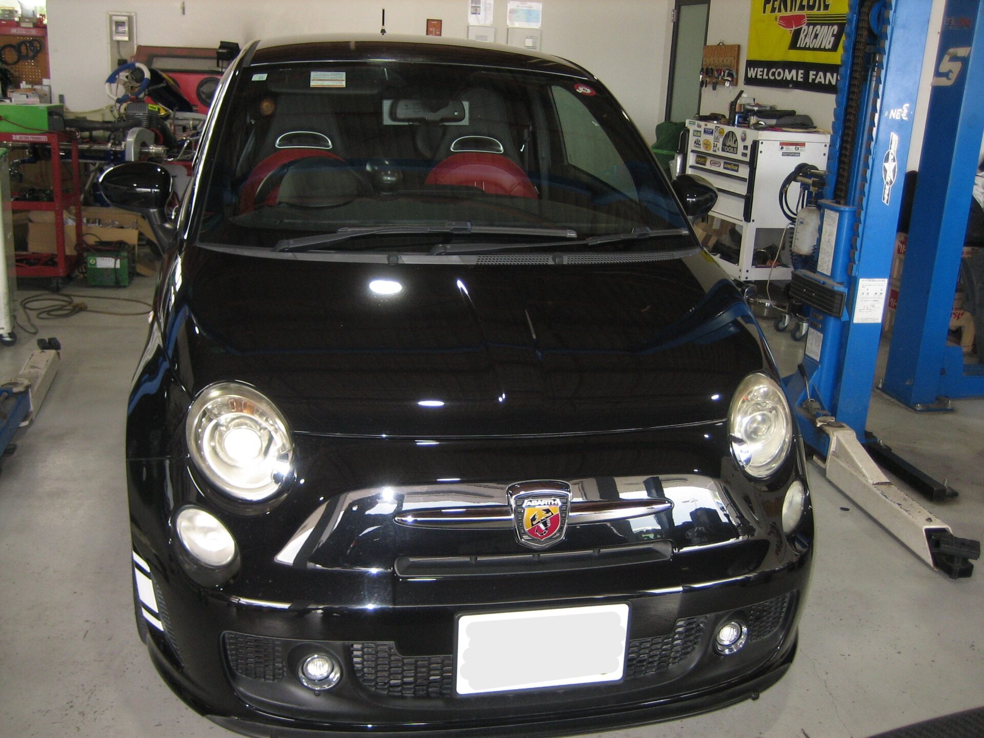 アバルト500 車検整備