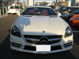 メルセデス・ベンツSLK　ハンドル重い／警告灯点灯