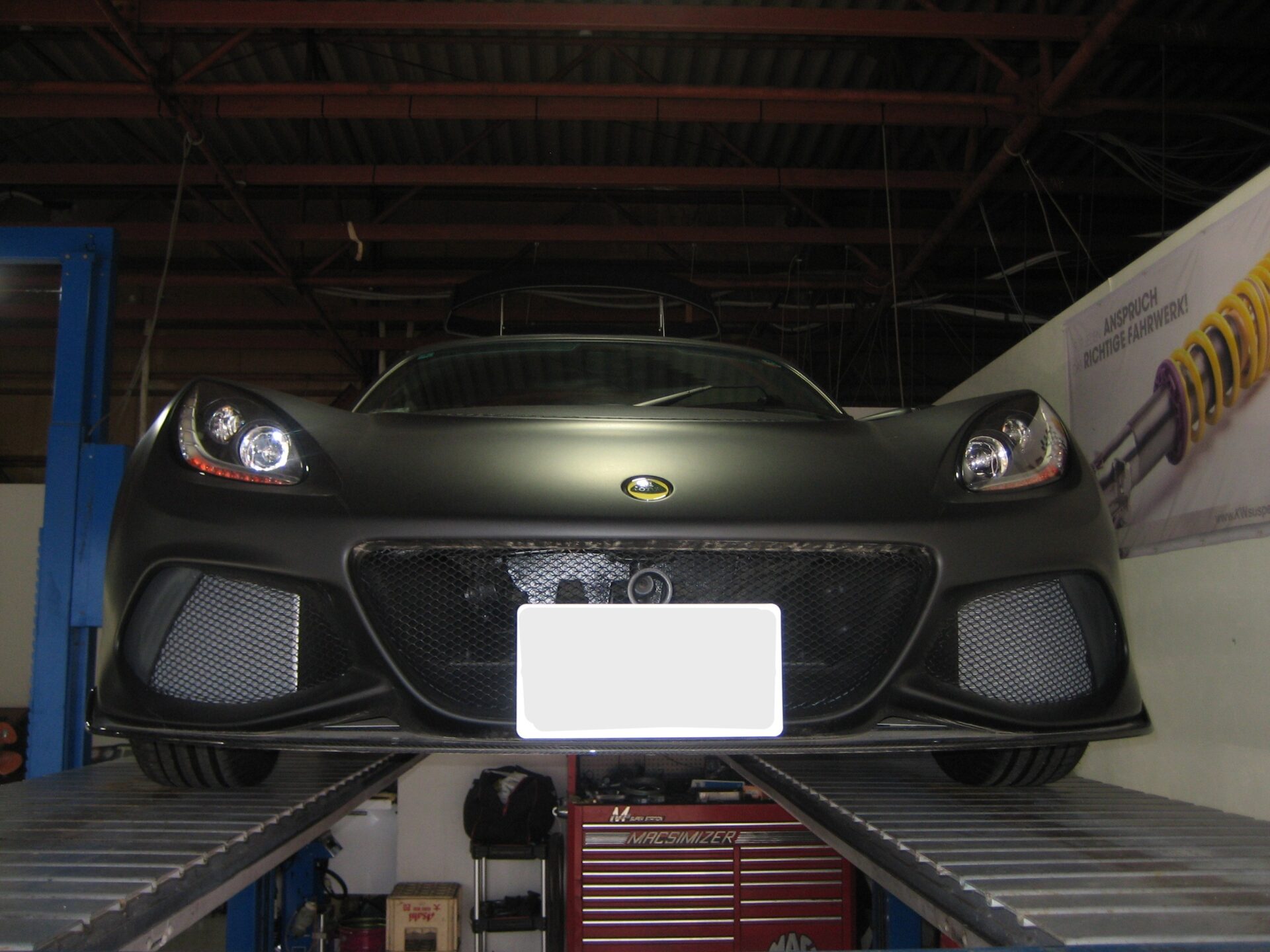 ﾛｰﾀｽエキシージ　エンジンオイル＆フィルター交換／オイルパン内セパレーターゲイトフラップ交換