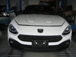 アバルト124スパイダー　納車点検・12か月点検・各種メンテナンス