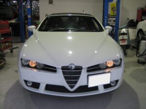 アルファロメオスパイダー　幌開閉不良・パワーウィンドウエラー・ドアロック不良修理