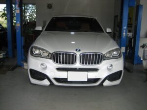 BMW X6 トランスファーオイル・フロント／リヤデフオイル交換