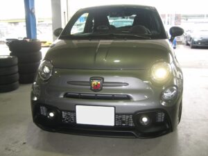 アバルトF595　エンジンオイル交換