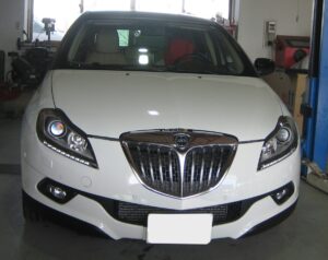 ランチアデルタ　タイミングベルト交換（テンショナー・ウォーターポンプ・Vベルト他）