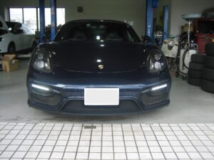 ポルシェ ボクスターGTS　車検整備　メンテナンス表示／SRSランプ点灯