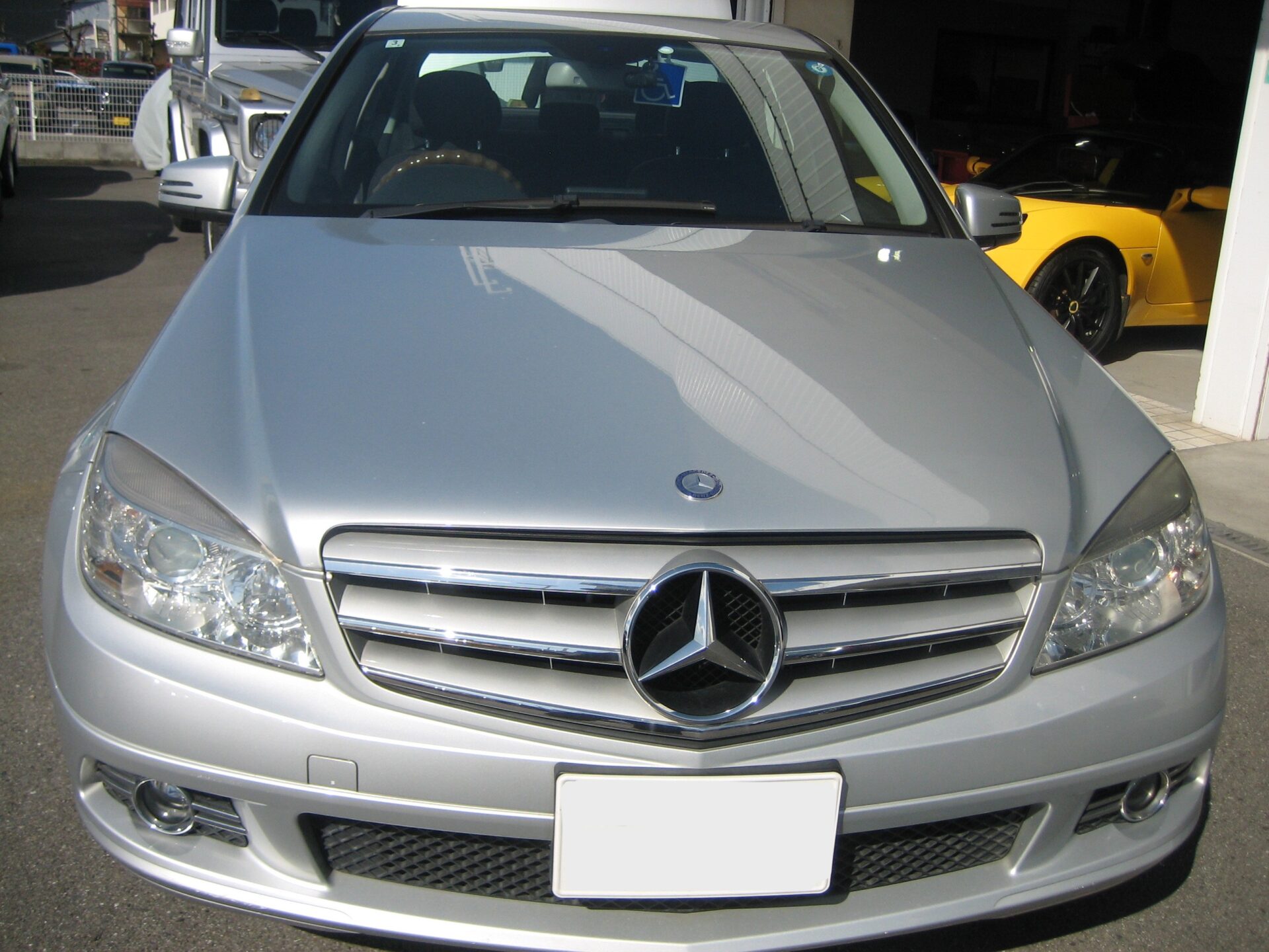 メルセデス・ベンツ Cクラス　電球切れ警告表示