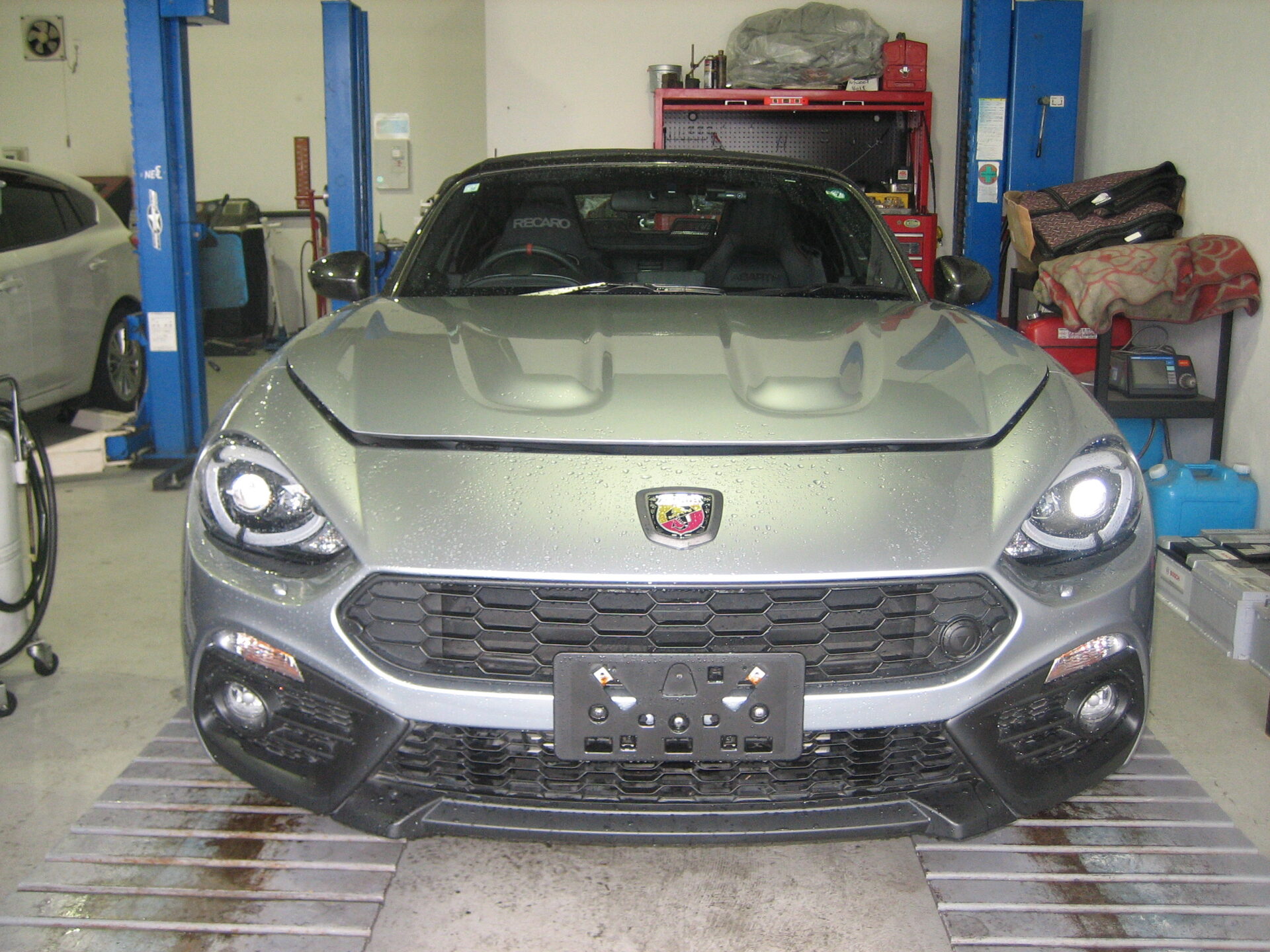 アバルト124スパイダー　納車前点検／車検整備