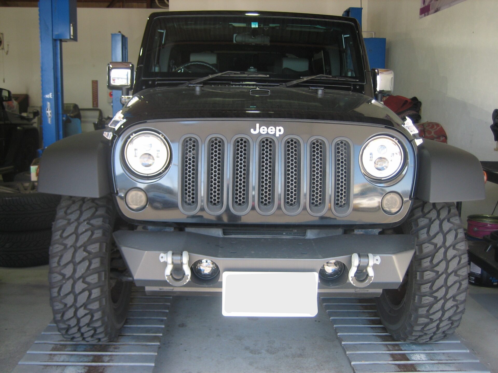 ジープ ラングラー　エンジンオイル交換