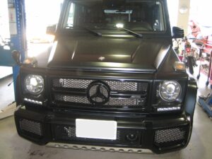 メルセデス・ベンツ Gクラス　スタッドレスタイヤ→ノーマルタイヤ付替え