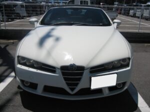 アルファロメオスパイダー　車検整備