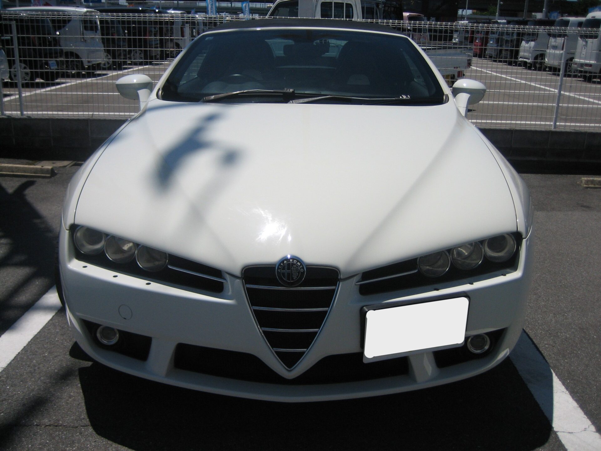 アルファロメオスパイダー　車検整備