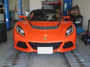 ロータスエキシージ　車検整備