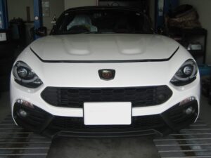アバルト124スパイダー　車検整備