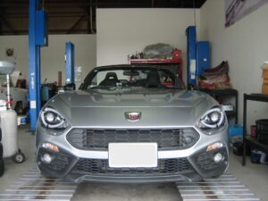 アバルト124スパイダー　6か月点検